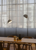 Подвесной дизайнерский светильник  Plusminus Semispheres от Vibia (1 плафон, черный)