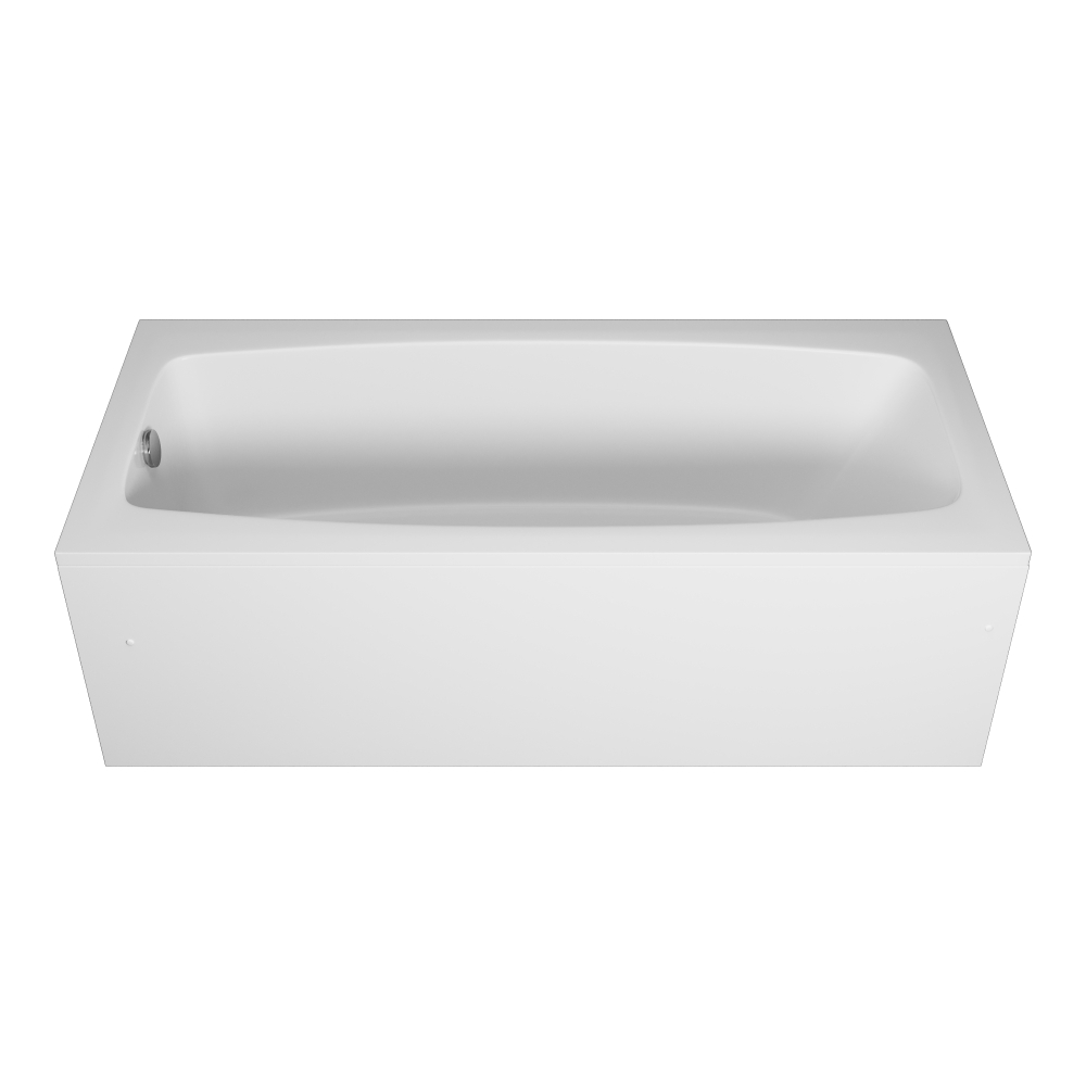 Ванна акриловая Vincea VBT-2S170-LG с ножками 1700*750*440, пристенная, цвет белый