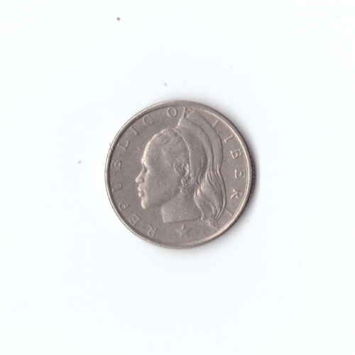 Либерия 10 центов 1966 г VF