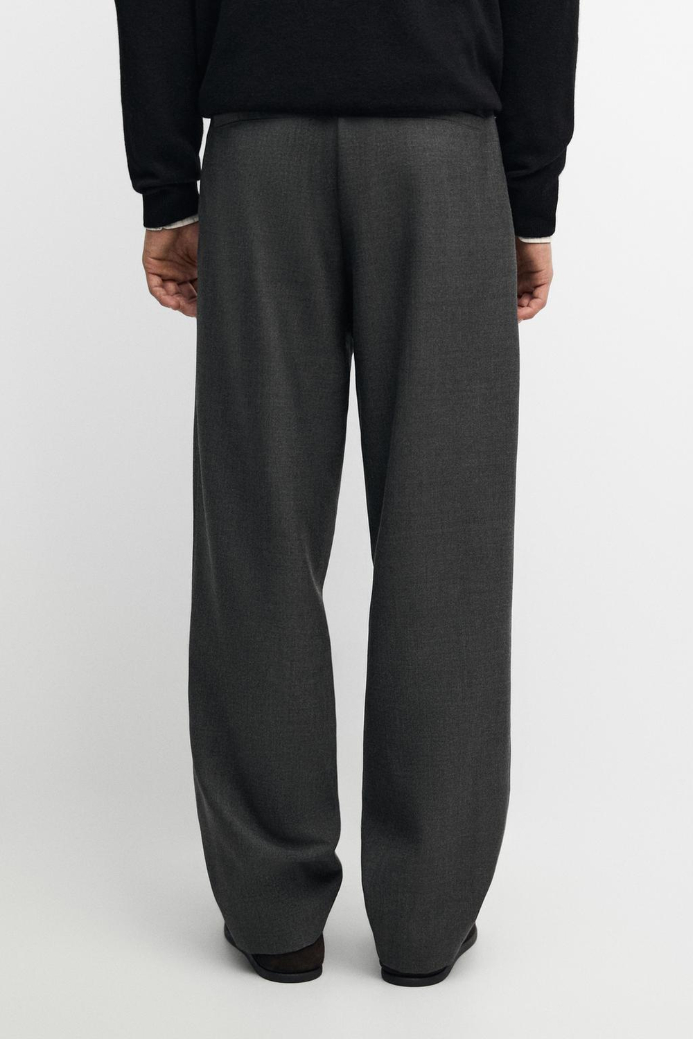 Massimo Dutti Брюки из 100% холодной шерсти, серый