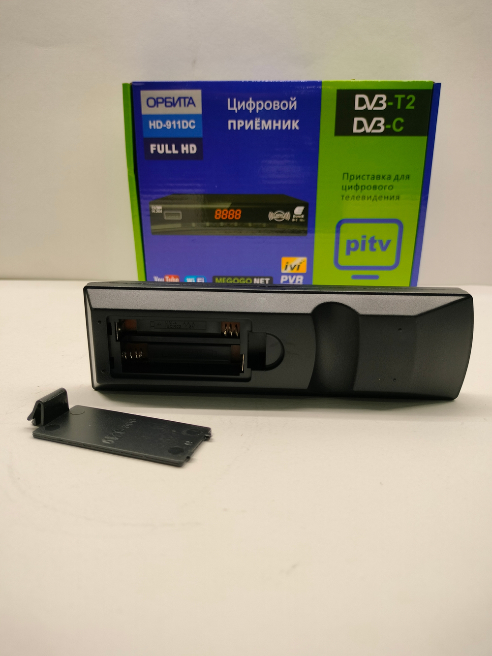 Ресивер для телевизора ТВ приставка Орбита HD-911DC DVB-T2 DVB-C HDMI