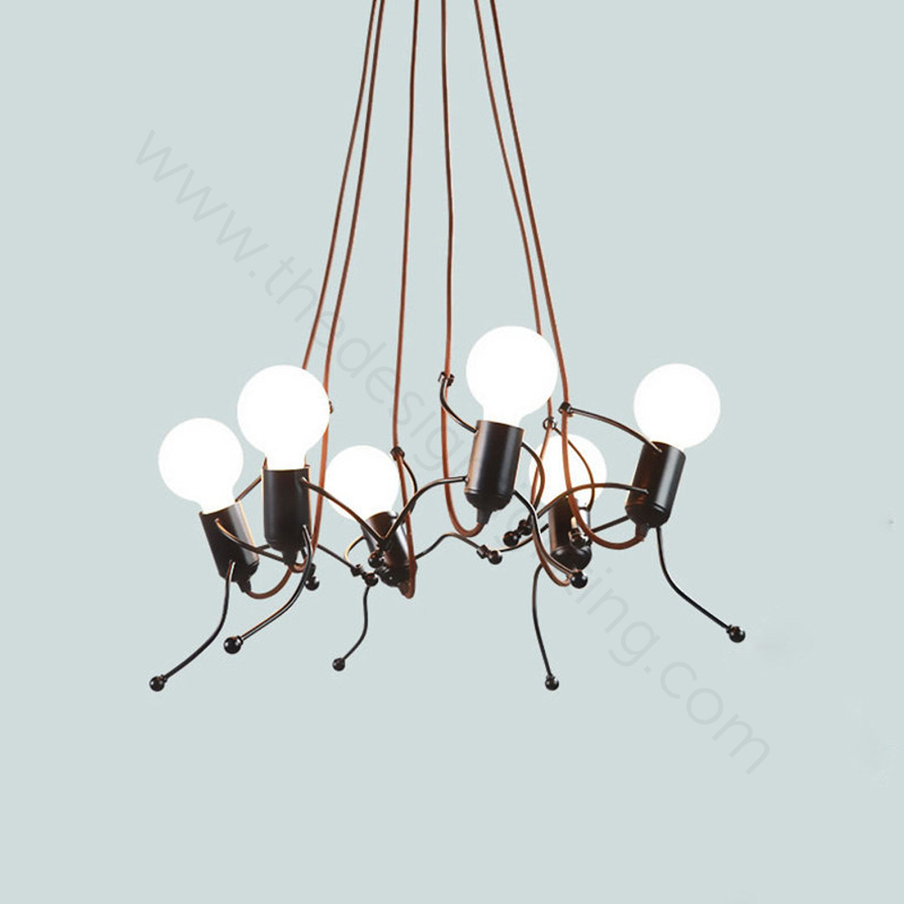 Pendant design lamp Live Men  (6 lampshades)