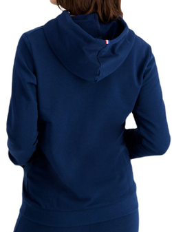 Женская теннисная толстовка Le Coq Sportif ESS Hoody N°2 SS23 — victory blue