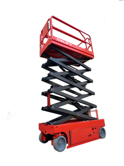 Самоходный ножничный подъемник OXLIFT JS1012Li (г/п 230 кг, подъём на 10 м, рабочая высота 12 м)