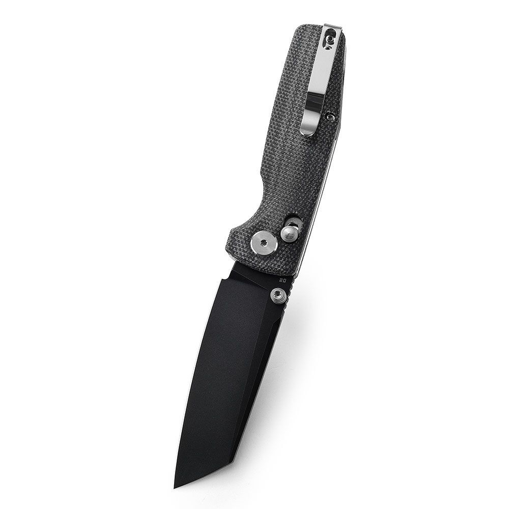 Нож складной Bestech Slasher сталь D2, рукоять Микарта черная