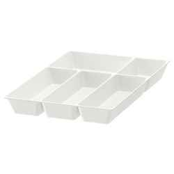 IKEA UPPDATERA  (ИКЕА УППДАТЕРА)  -  Лоток для столовых приборов - белый 32x50 см