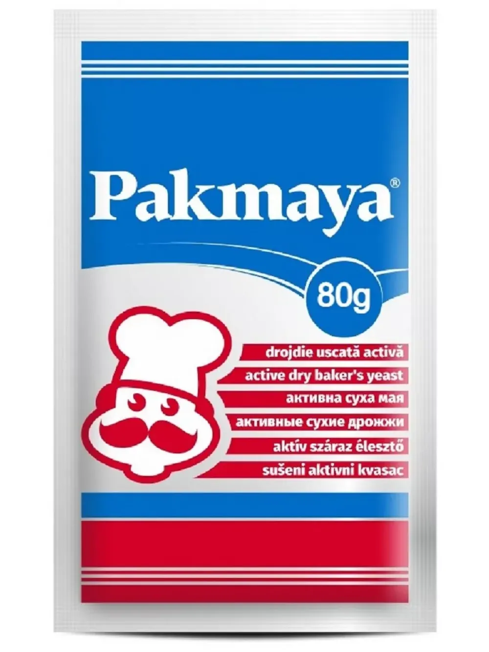 Дрожжи сухие активные 80 г Pakmaya