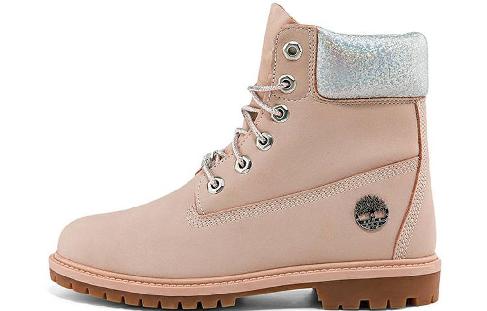 Timberland Heritage 6 Inch Waterproof Boots "Light Pink Nubuck" Women"s