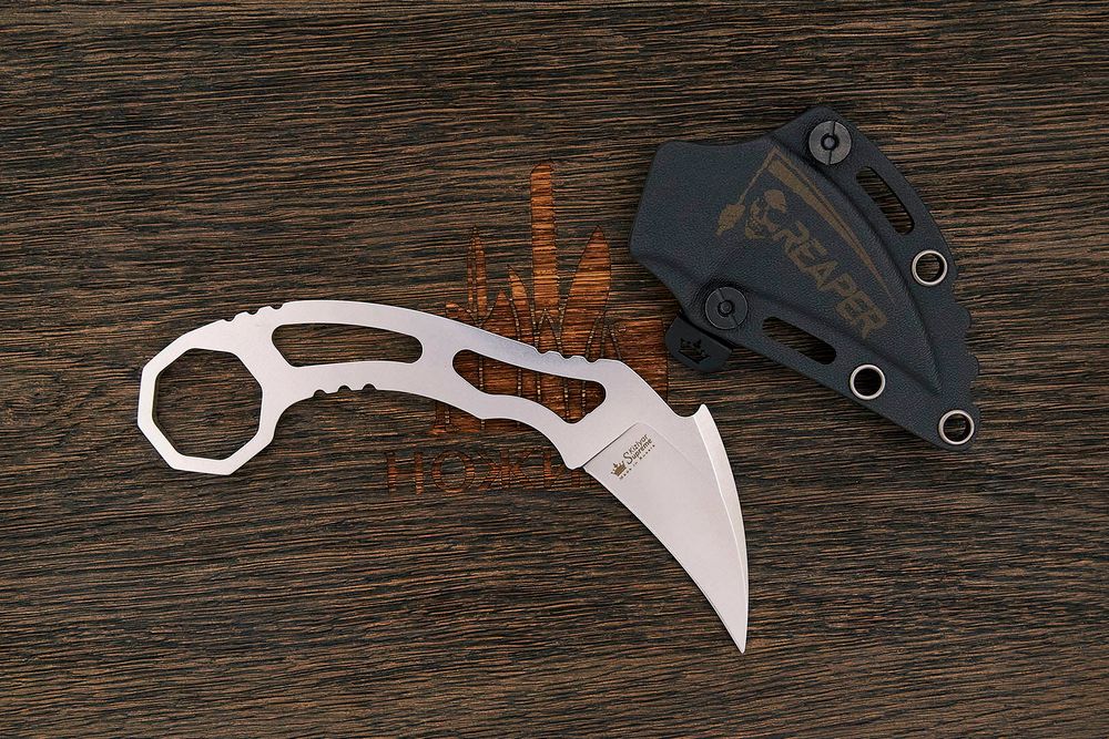Нож EDC керамбит Kizlyar Supreme Reaper, клинок 63мм, сталь N690
