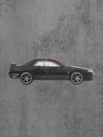 Машинка Хот Вилс Премиум 1989 Nissan Skyline GTR HNW46 JBL97