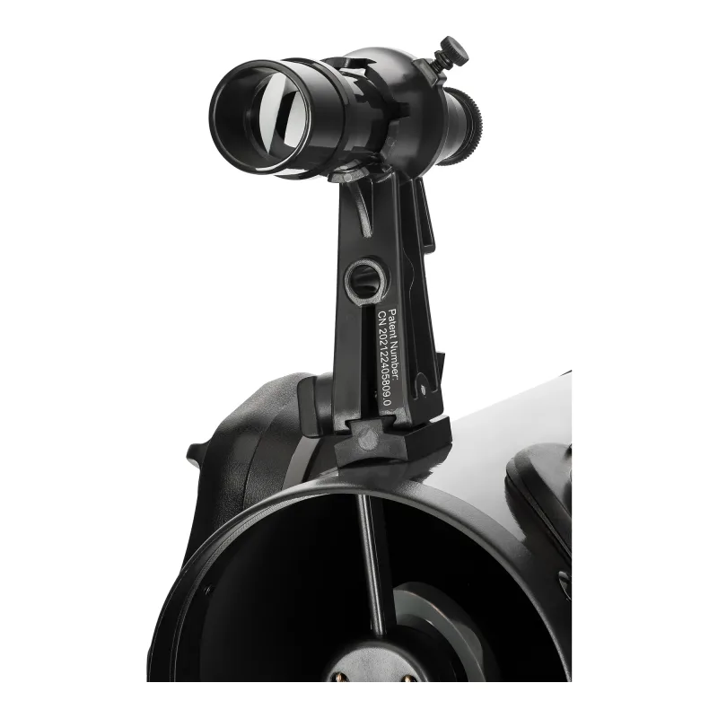 Телескоп Sky-Watcher N100 mini Virtuoso GTi, настольный - крупный план искателя на трубе