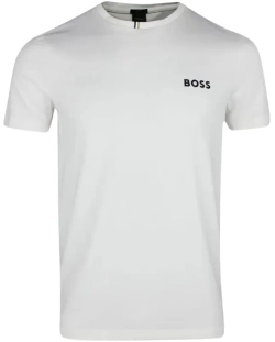 Мужская теннисная футболка BOSS TOC Game - white