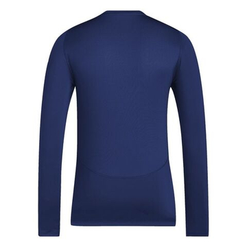 Мужская теннисная футболка с длинным рукавом Adidas Techfit Aeroready Long - tena blue