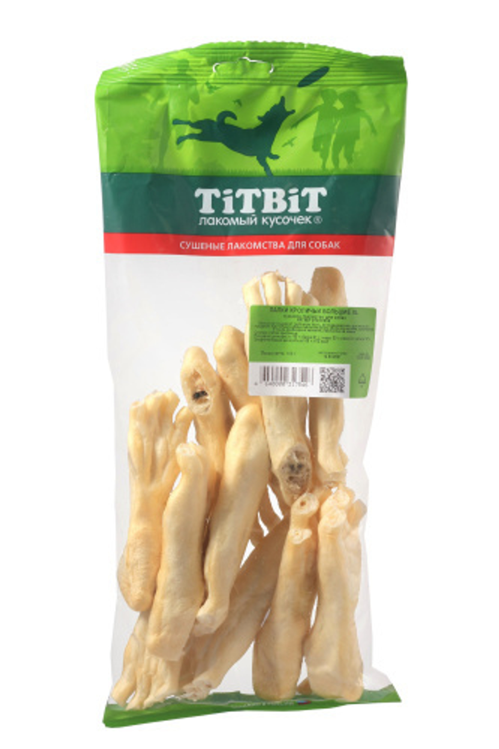 TITBIT Лакомство для собак Лапки кроличьи большие XL (100 г)