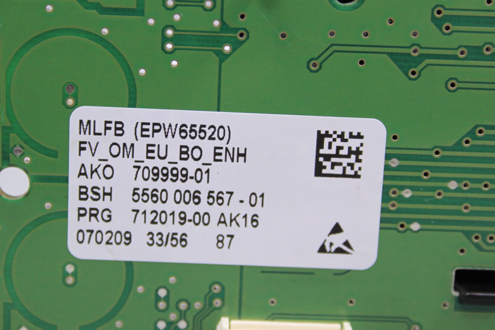 Модуль индикации EPW65520 стиральной машины Bosch 5560 006 567-01