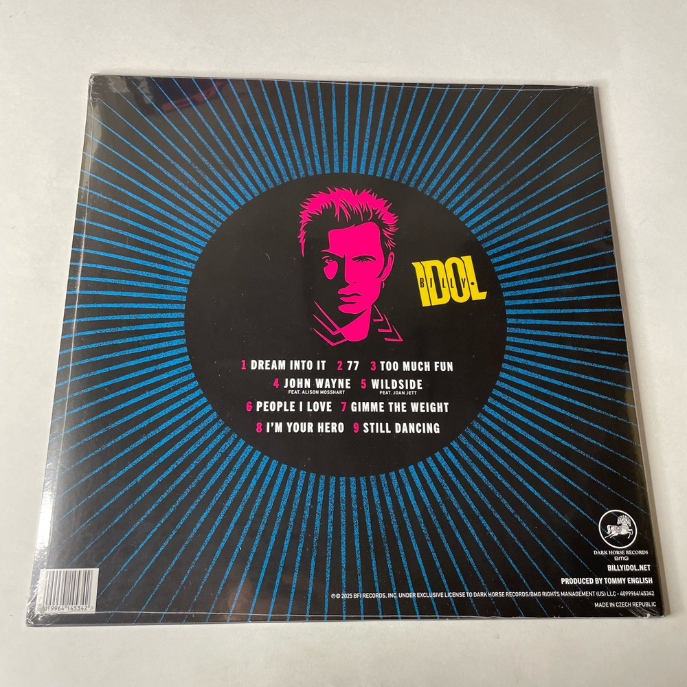 Винтажная виниловая пластинка LP Billy Idol Dream Into It (EU 2025)