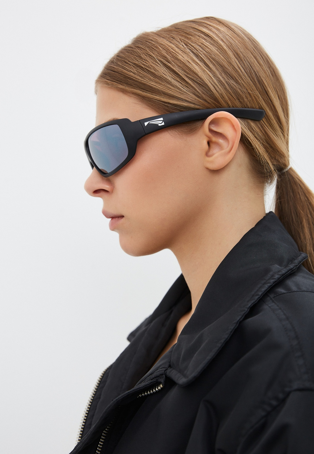 Спортивные очки LiP FLO / Matt Black - Mustard / PC VIVIDE Copper Smoke Silver Mirror Lens