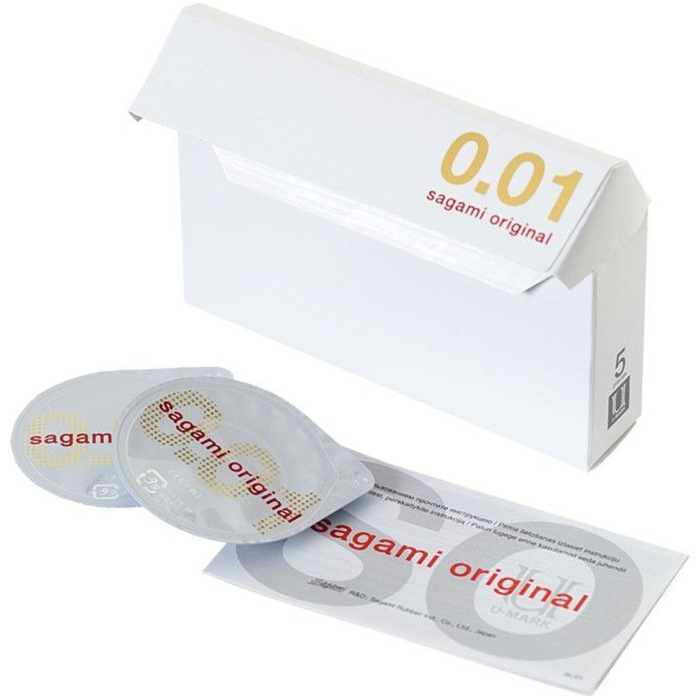 Презервативы SAGAMI Original 001 полиуретановые (5 штук)