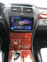 Магнитола для Lexus LS430 Toyota Celsior XF30 2000-2006 (ШГУ монохром) - FarCar BM9-2K-9697F1 монитор 9.5" 2K QLED на Android 14, Быстрая, CarPlay, 4G SIM-слот