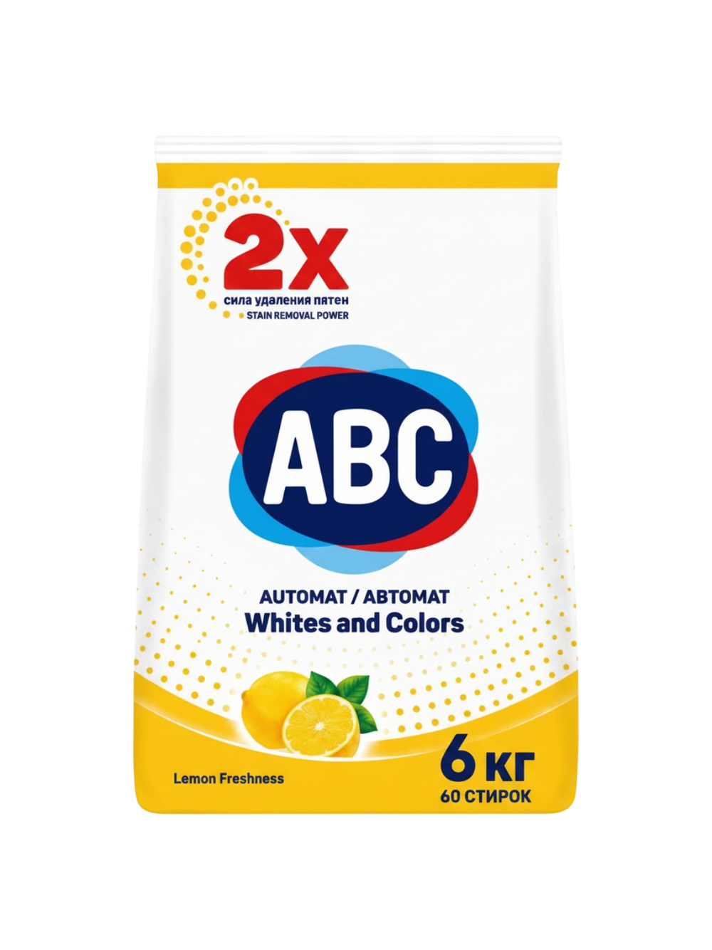 Порошок стиральный ABC Лимон 6кг
