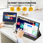 18.5" Портативный сенсорный монитор UPERFECT Ugame T7 Touch FHD 1920x1080, 120 Гц, IPS