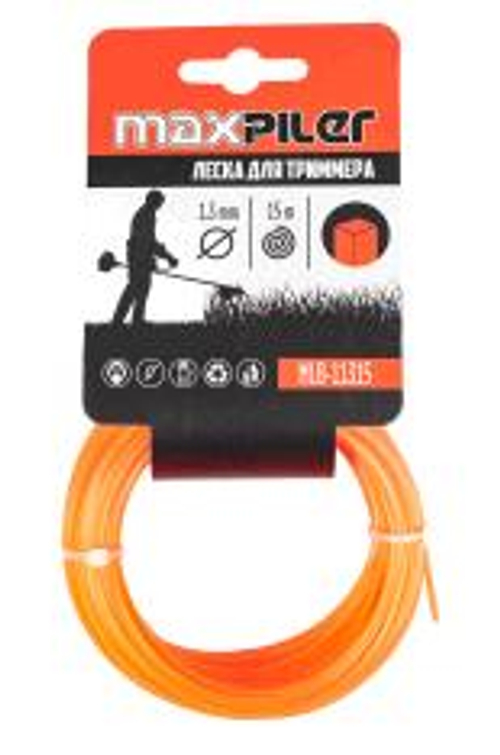 Леска для триммера 2.0мм*15м (квадрат, карт.уп) MLB-12015  MX