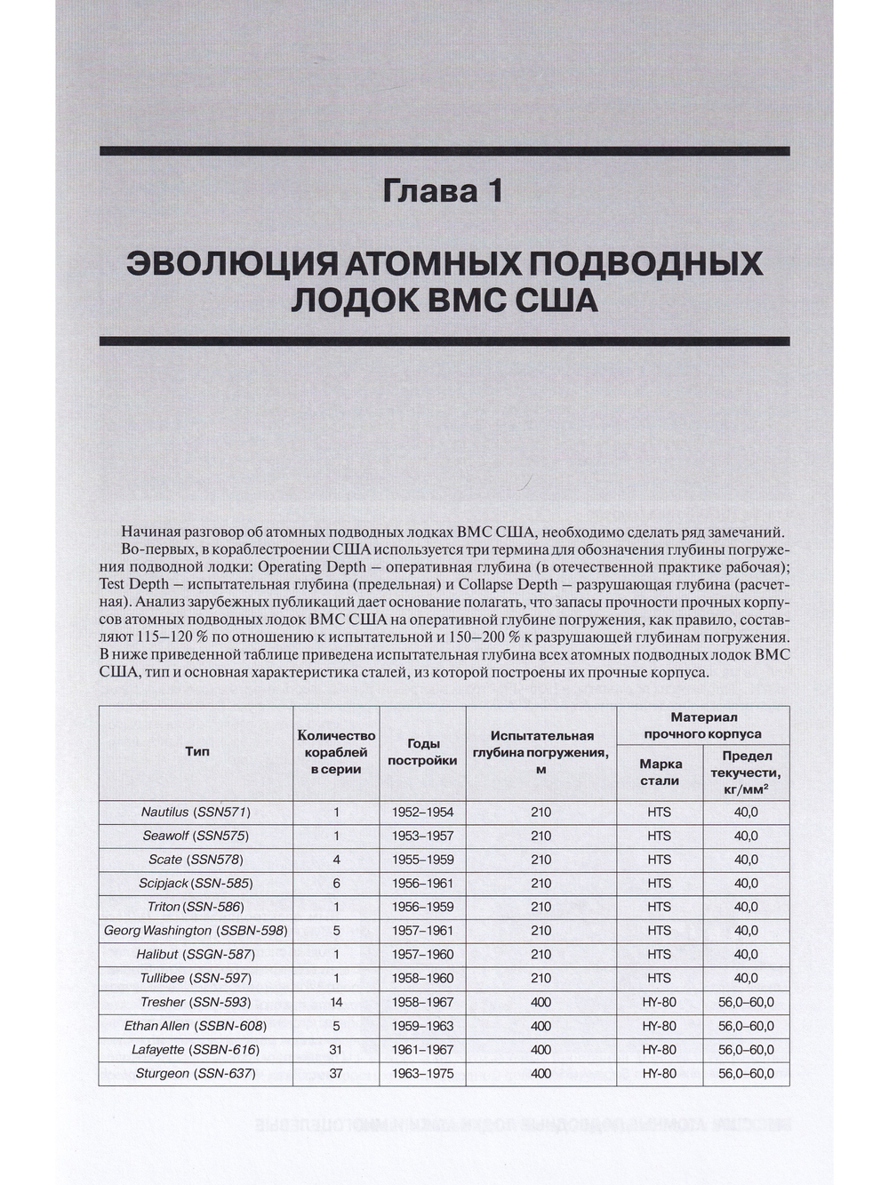 ВМС США Атомные подводные лодки атаки и многоцелевые
