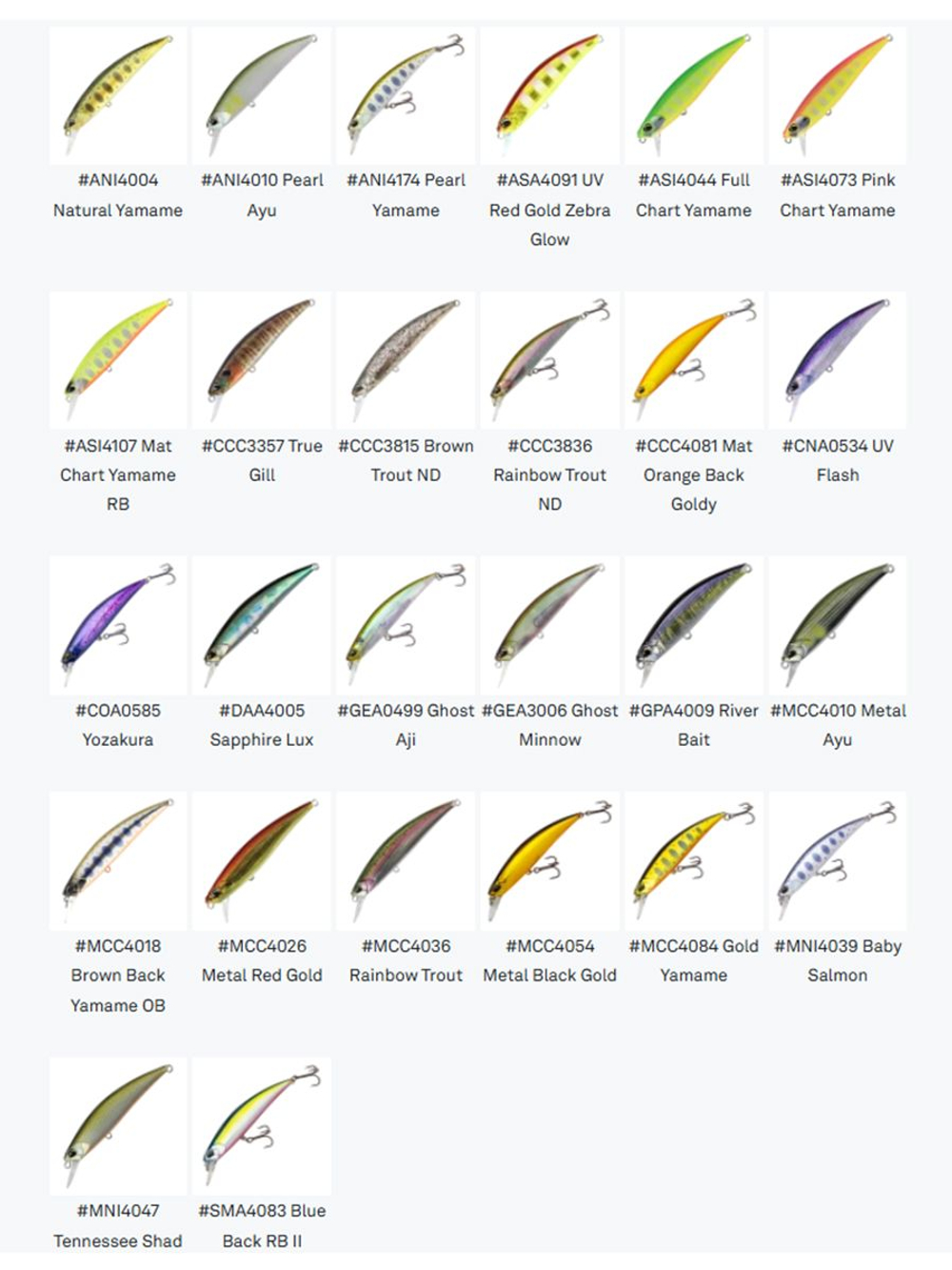 Воблер DUO Spearhead Ryuki 80S, AHA4006 Ayu OB, 80 мм, 12 г, тонущий, минноу