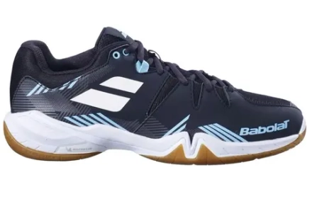 Мужские кроссовки для сквоша/бадминтона Babolat Shadow Spirit Men - black/light blue