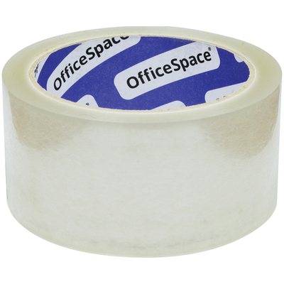 Клейкая лента упаковочная OfficeSpace, 48мм*66м, 40мкм. Скотч