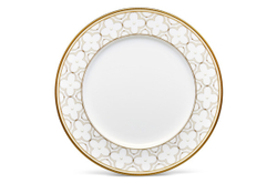 Сервиз столовый на 6 персон 21 предмет Noritake Трефолио,золотой кант