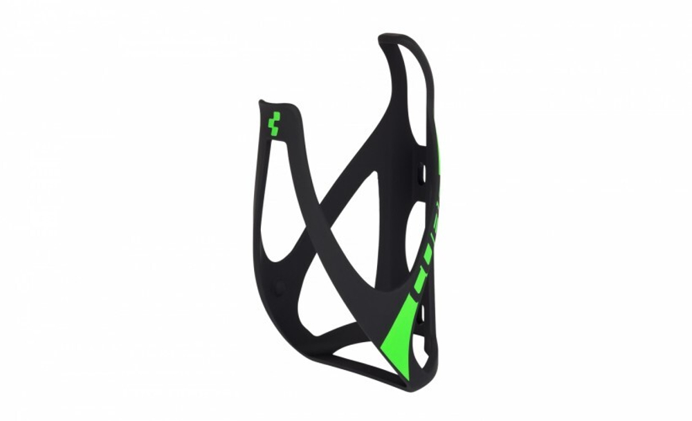 Флягодержатель CUBE Flaschenhalter HPP matt black´n´green