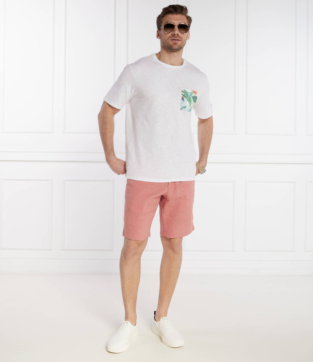 Льняное шорты HARLEM Tommy Hilfiger - лососевый(MW0MW34498)