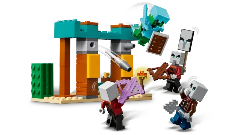 Конструктор LEGO Minecraft 21267 Сельский патруль в пустыне