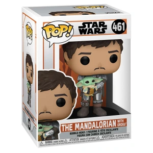 Фигурка Funko POP! Bobble Star Wars Mandalorian Mandalorian with Grogu (461) 54525