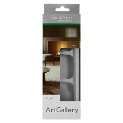 ARTGALLERY PURE 3-постовая РАМКА, ОРГАНИЧЕСКОЕ СТЕКЛО БЕЛЫЙ