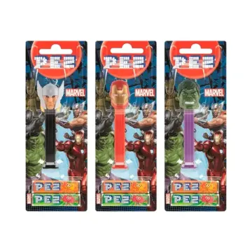 Карамель леденцовая PEZ Marvel, 17 г (Венгрия)