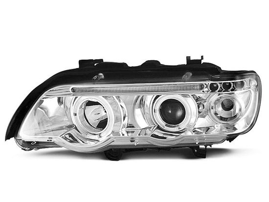 Передние фары ANGEL EYES CHROME для BMW X5 E53