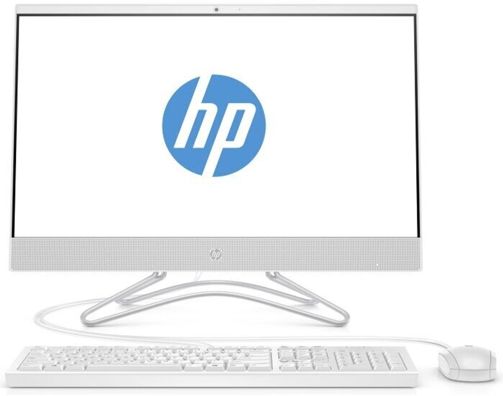 Моноблок HP 24-df0031ur. Конфигурация: Intel Pentium Silver J5040 2 ГГц/4 ГБ/128 ГБ SSD/Intel UHD Graphics 605/Free DOS/23.8"/1920х1080