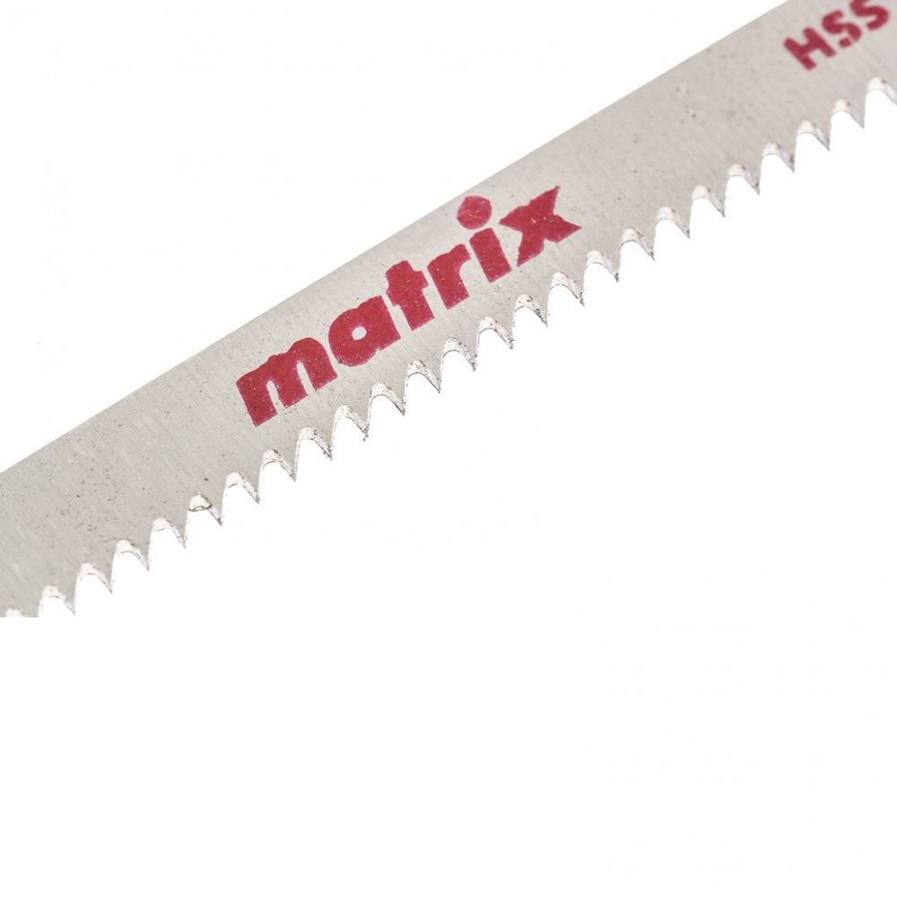 Полотна для электро-лобзика по пластику, 3 шт, T101A, 72 x 2 мм, HSS Matrix, 78232