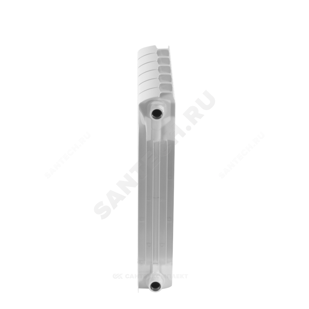 Радиатор биметаллический Monolit 500 8 секций Qну=1568 Вт RAL 9016 (белый) RIFAR M 500-8