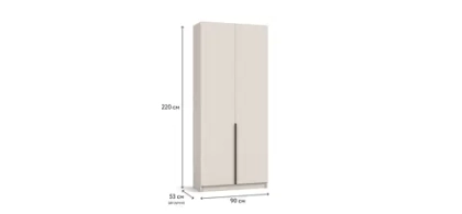Босс Стандарт 90*220 шкаф распашной 2Д 01 Кашемир