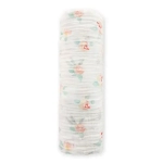 SwaddleDesigns SDM-1021WPPF Пеленка муслиновая - Watercolor Peachy Pink Floral