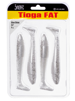 Виброхвосты съедоб. искусст. LJ Pro Series TIOGA FAT 4.5in (11.43)/Z02 4шт.