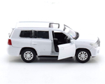 Модель ин. мет. "Toyota Land Cruiser" 12,5см, откр. двери, белый, в коробка CRUISER-WT (Технопарк)