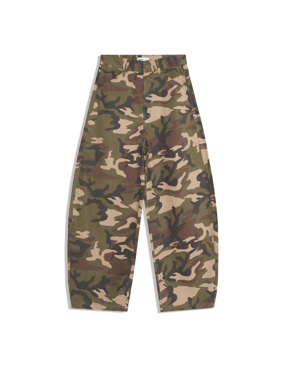 Мужские брюки baggy fit с принтом - BERSHKA