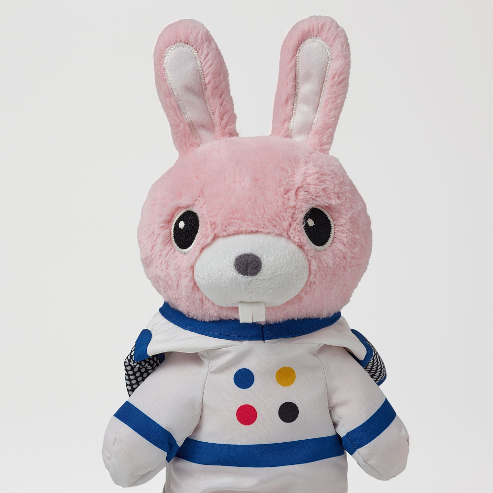 Мягкая игрушка IKEA AFTONSPARV (АФТОНСПАРВ), Заяц космонавт, 28 см