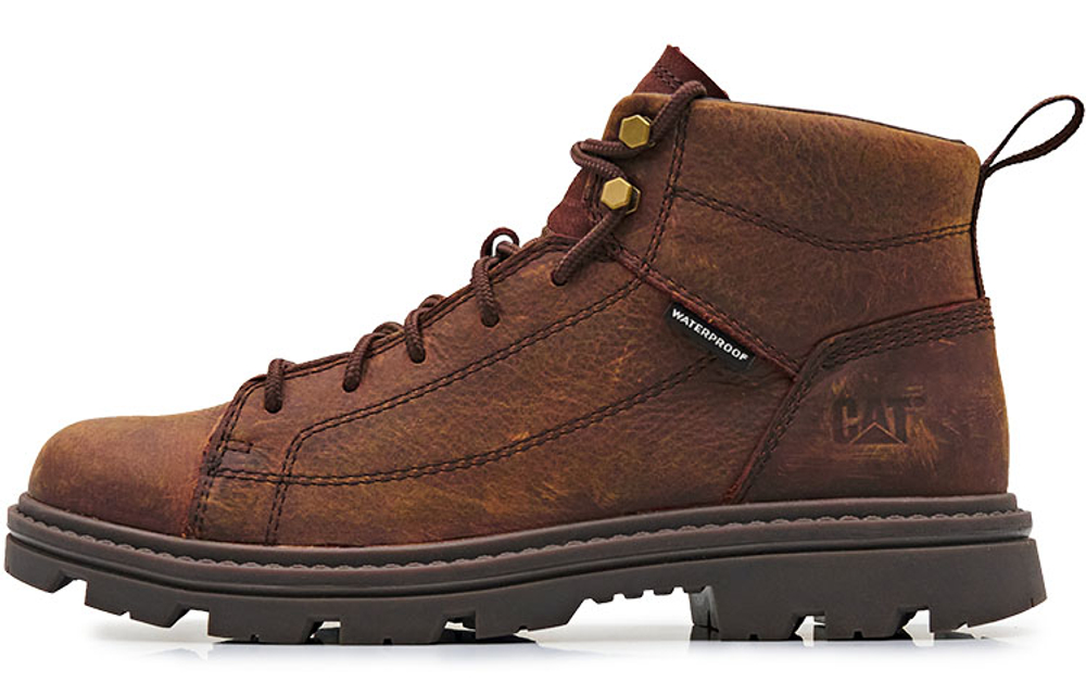 CAT Modulate WP Collection Slip Resistant Ankle Length Outdoor Boots Men"s Brown