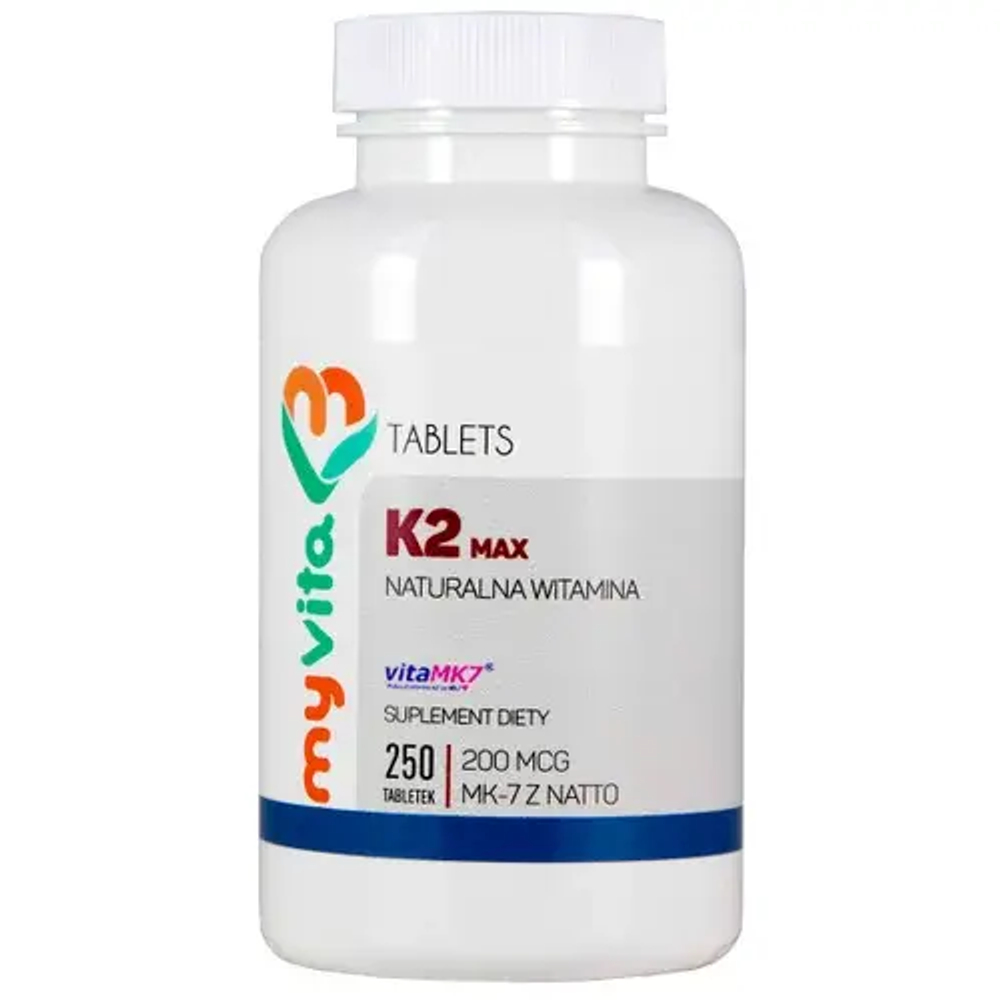 MyVita K2 Max 200 mcg - 250 таблеток