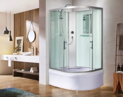 Душевая кабина WeltWasser (ВельтВассер) Halle 1201 L, с высоким поддоном, 120x90x217